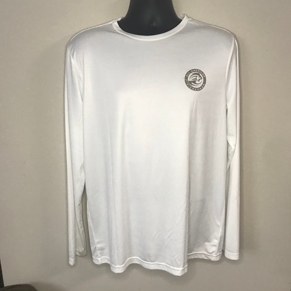 All-American Fishing Ultimate Dri Fit Fishing Shirt UPF 50+ Men's Long Sleeve